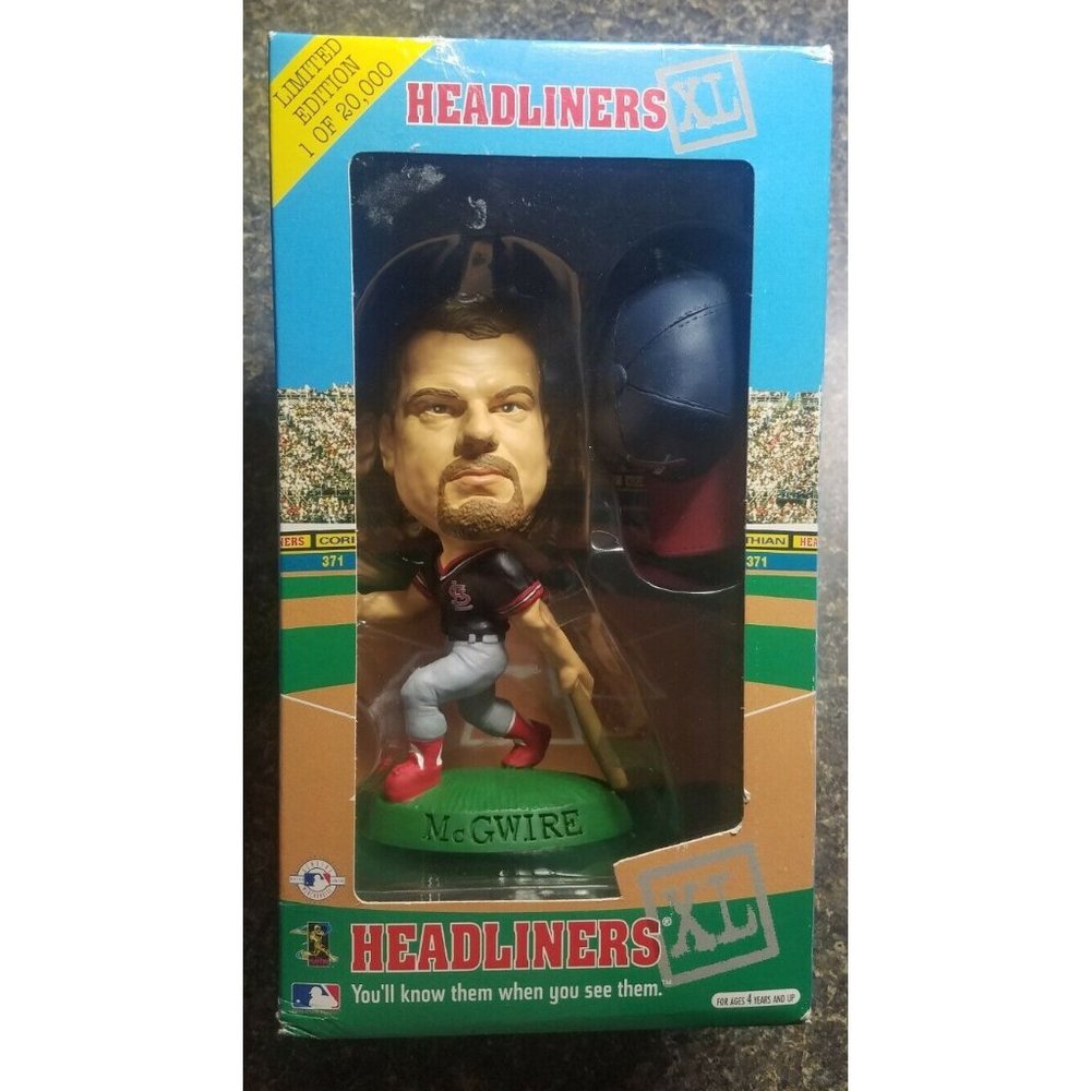 1998 XL MARK McGWIRE ⚾️ HEADLINERS LTD. EDITION ST. LOUIS CARDINALS ⚾️ NIB